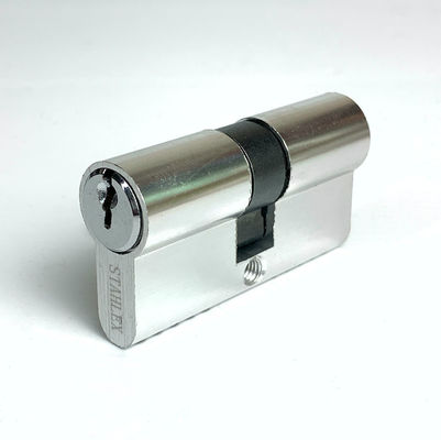 kwaliteit  Customized Aluminum Cylinder Lock 60mm Euro Barrel Lock SN CP SB AB MAB AC Finish fabriek