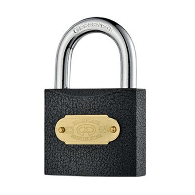 kwaliteit  20mm Black Color Thick Iron Padlock - Heavy Duty Security Padlock for Industrial Use fabriek