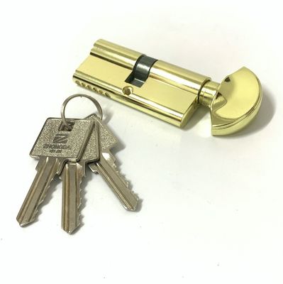 Enig open zinkcilinderslot 70 mm euroslot met aluminium of zinkknop