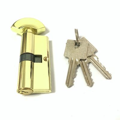 Enig open zinkcilinderslot 70 mm euroslot met aluminium of zinkknop