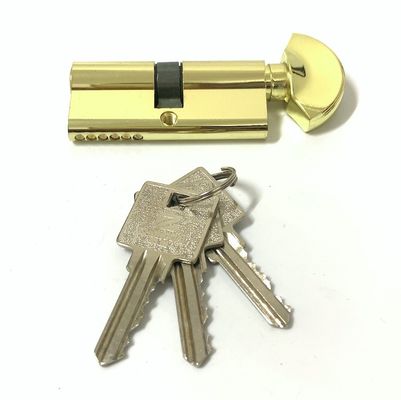 Enig open zinkcilinderslot 70 mm euroslot met aluminium of zinkknop