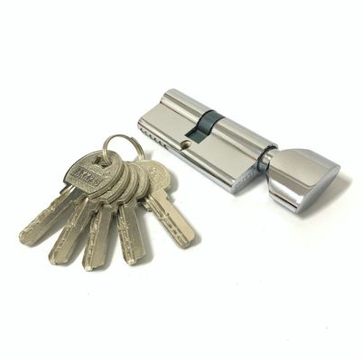 Zilver enkelcilinder slot 70 mm slotcilinder met koperen of ijzeren pinnen