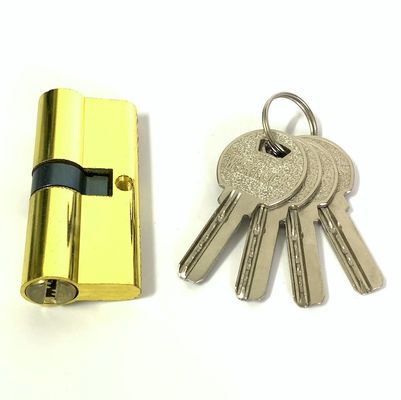 Gepersonaliseerd 70mm cilinderslot Gouden sleutel cilinderslot
