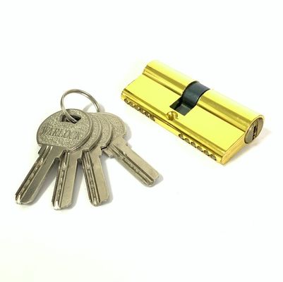 Gepersonaliseerd 70mm cilinderslot Gouden sleutel cilinderslot