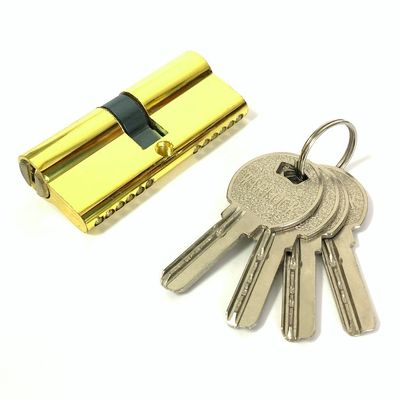 Gepersonaliseerd 70mm cilinderslot Gouden sleutel cilinderslot