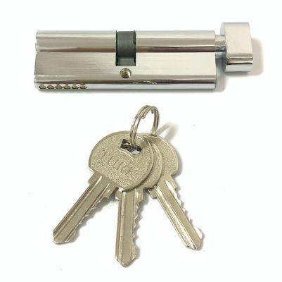 Zilver enkelzijdig cilinderslot 90 mm cilinderslot met sleutels