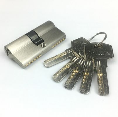 Dubbele open beveiligingscilinder slot zilveren deur slot cilinder 60mm