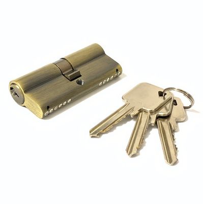 Messing Euro Cylinder Lock 70mm Dubbelzijdig Cylinder Lock Op maat