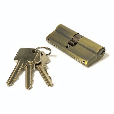 Messing Euro Cylinder Lock 70mm Dubbelzijdig Cylinder Lock Op maat