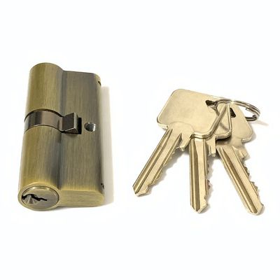 Messing Euro Cylinder Lock 70mm Dubbelzijdig Cylinder Lock Op maat