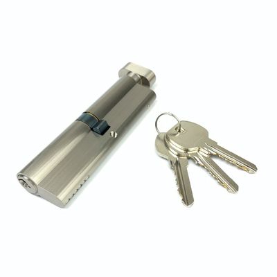 Zilver enkel Eurocilinder slot 110mm Eurocilinder met roestvrij veren
