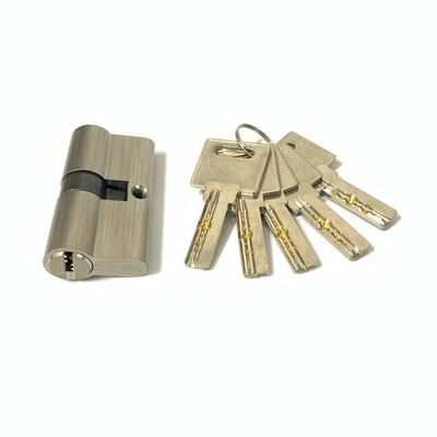 Aangepast formaat aluminium messing cilinder 60 mm deurcilinderslot met sleutels