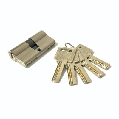 Aangepast formaat aluminium messing cilinder 60 mm deurcilinderslot met sleutels