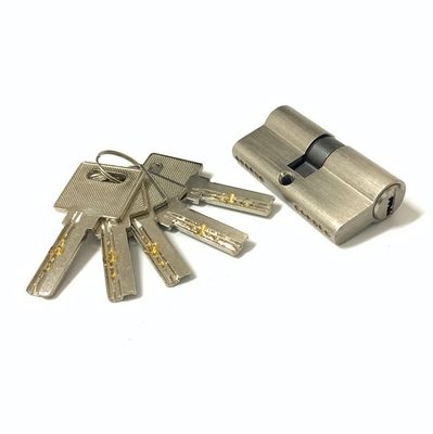 Aangepast formaat aluminium messing cilinder 60 mm deurcilinderslot met sleutels