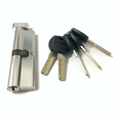 100 mm Aluminium Messing Cylinder Customized Keyed Cylinder Lock