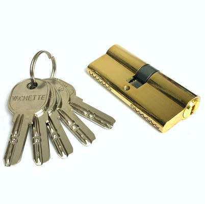 70 mm ijzeren koperen cilinder dubbele open sleutel slot cilinder op maat