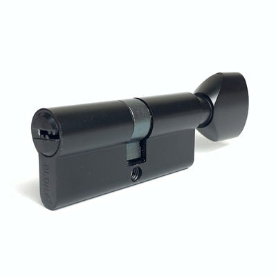 70 mm Zink Messing Cylinder Single Open Cylinder Door Lock Zwart Met Solid Zink Core