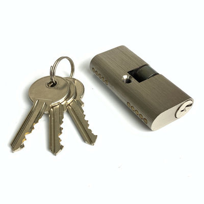54mm 60mm  Small Oval Brass Cylinder Lock