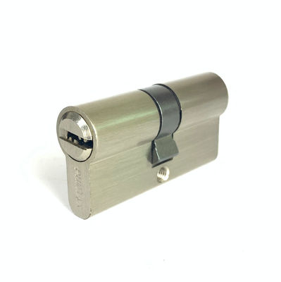 Dubbele open beveiligingscilinder slot zilveren deur slot cilinder 60mm