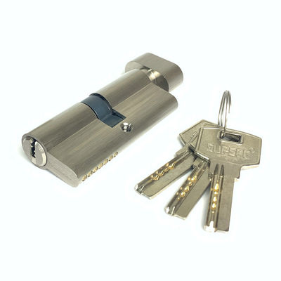Single Open Brass Barrel Lock SN CP SB GP AB MAB AC Cylinder Lock 70 mm