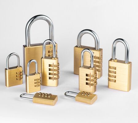 3 cijfers 4 cijfers wachtwoord hangslot Op maat gemaakte koperen combinatie hangslot